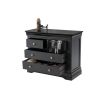 Toulouse Black Painted 2 Over 2 Assembled Chest of Drawers - SPRING SALE - 12
