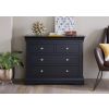 Toulouse Black Painted 2 Over 2 Chest of Drawers - SPRING SALE - 3