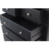 Toulouse Black Painted 2 Over 3 Chest of Bedroom Drawers - 11