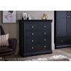 Toulouse Black Painted 2 Over 3 Chest of Bedroom Drawers - 13