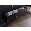 Toulouse Black Painted 2 Over 3 Chest of Bedroom Drawers - 4