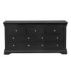 Toulouse Black Painted Large 3 Over 4 Fully Assembled Chest of Bedroom Drawers - 10% OFF SPRING SALE - 9
