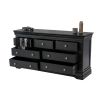 Toulouse Black Painted Large 3 Over 4 Fully Assembled Chest of Drawers - 25% OFF SPRING SALE - 9