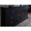 Toulouse Black Painted Large 3 Over 4 Fully Assembled Chest of Drawers - 25% OFF SPRING SALE - 4