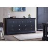 Toulouse Black Painted Large 3 Over 4 Fully Assembled Chest of Drawers - 25% OFF SPRING SALE - 2