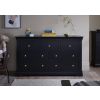Toulouse Black Painted Grande 3 Over 4 Extra Large Chest of Drawers - 20% OFF SPRING SALE - 14