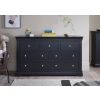 Toulouse Black Painted Grande 3 Over 4 Extra Large Chest of Drawers - 20% OFF SPRING SALE - 4
