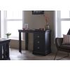 Toulouse Black Painted Single Pedestal Dressing Table - SPRING SALE - 2
