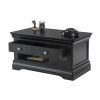 Toulouse Black Painted Coffee Table 1 Drawer - SPRING SALE - 7