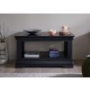 Toulouse Black Painted Coffee Table with Shelf - SPRING SALE - 3
