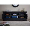 Toulouse Black Painted Large TV Unit 2 Doors and Shelf - SPRING SALE - 4