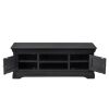 Toulouse Black Painted Large TV Unit 2 Doors and Shelf - 8