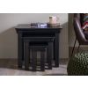 Toulouse Black Painted Fully Assembled Nest Of 3 Tables - SPRING SALE - 3