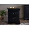 Toulouse Black Painted 2 Drawer Assembled Bedside Table - 20% OFF SPRING SALE - 13
