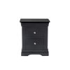 Toulouse Black Painted 2 Drawer Assembled Bedside Table - 20% OFF SPRING SALE - 7