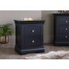Toulouse Black Painted 2 Drawer Assembled Bedside Table - 20% OFF SPRING SALE - 2
