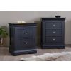 Toulouse Black Painted 2 Drawer Bedside Table - 20% OFF SPRING SALE - 5