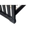 Toulouse Black Painted 4 foot 6 inches Slatted Double Bed - SPRING SALE - 12