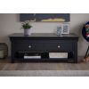 Toulouse Black Painted Large Coffee Table 4 Drawers with Shelf - 10% OFF SPRING SALE - 3