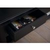 Toulouse Black Painted Large Coffee Table 4 Drawers with Shelf - SPRING SALE - 4