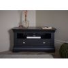 Toulouse Black Painted Fully Assembled Corner TV Unit with Drawer - SPRING SALE - 3