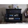 Toulouse 100cm Black Painted Sideboard with Drawers - 10% OFF SPRING SALE - 10