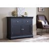 Toulouse 100cm Black Painted Sideboard with Drawers - 10% OFF SPRING SALE - 2