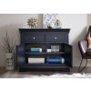 Toulouse 100cm Black Painted Sideboard with Drawers - 10% OFF SPRING SALE - 4