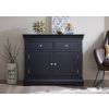 Toulouse 100cm Black Painted Assembled Sideboard with Drawers - SPRING SALE - 3