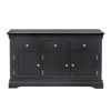 Toulouse 140cm Black Painted Large Assembled Sideboard - 10% OFF CODE SAVE - 7