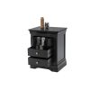 Toulouse Black Painted 3 Drawer Grande Large Assembled Bedside Table - 10% OFF SPRING SALE - 9