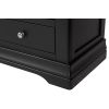 Toulouse Black Painted Grande 1.8m Large Assembled TV Unit With 4 Drawers - 30% OFF CODE NEW - 4