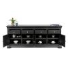 Toulouse Large 200cm Black Painted Sideboard - 10% OFF SPRING SALE - 5