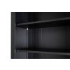 Toulouse Black Painted Tall Bookcase 2 Drawers - 10% OFF CODE SAVE - 6