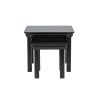 Toulouse Black Painted Assembled Nest Of Two Tables - 3