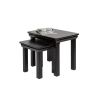 Toulouse Black Painted Assembled Nest Of Two Tables - 4