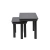 Toulouse Black Painted Assembled Nest Of Two Tables - SPRING SALE - 5