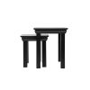 Toulouse Black Painted Assembled Nest Of Two Tables - SPRING SALE - 6
