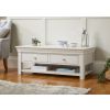 Toulouse Large Grey Painted Coffee Table 4 Drawers with Shelf - SPRING SALE - 3