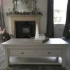 Toulouse Large Grey Painted Coffee Table 4 Drawers with Shelf - 10% OFF SPRING SALE - 2