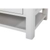 Toulouse Large Grey Painted Coffee Table 4 Drawers with Shelf - SPRING SALE - 13