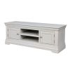 Toulouse Large Grey Painted Assembled TV Unit 2 Doors and Shelf - SPRING SALE - 4
