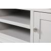 Toulouse Large Grey Painted Assembled TV Unit 2 Doors and Shelf - SPRING SALE - 8