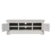 Toulouse Large Grey Painted Assembled TV Unit 2 Doors and Shelf - SPRING SALE - 9
