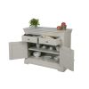 Toulouse Grey Painted 100cm Assembled Sideboard with Drawers - 10% OFF CODE SAVE - 9
