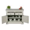 Toulouse Grey Painted 100cm Assembled Sideboard with Drawers - 10% OFF CODE SAVE - 10