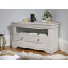 Toulouse Grey Painted Fully Assembled Corner TV Unit with Drawer - SPRING SALE - 4