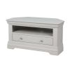 Toulouse Grey Painted Fully Assembled Corner TV Unit with Drawer - SPRING SALE - 5