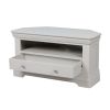 Toulouse Grey Painted Fully Assembled Corner TV Unit with Drawer - SPRING SALE - 9