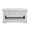 Toulouse Grey Painted Fully Assembled Coffee Table 1 Drawer - 10% OFF SPRING SALE - 8